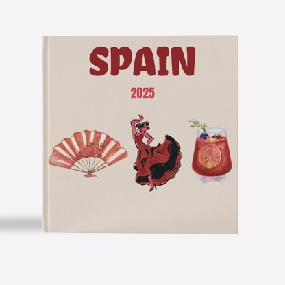 Spain Travel Photo Book Square