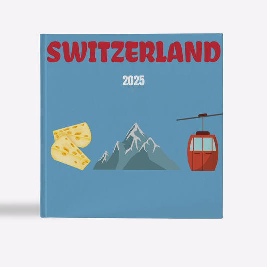 Switzerland Travel Photo Book Square